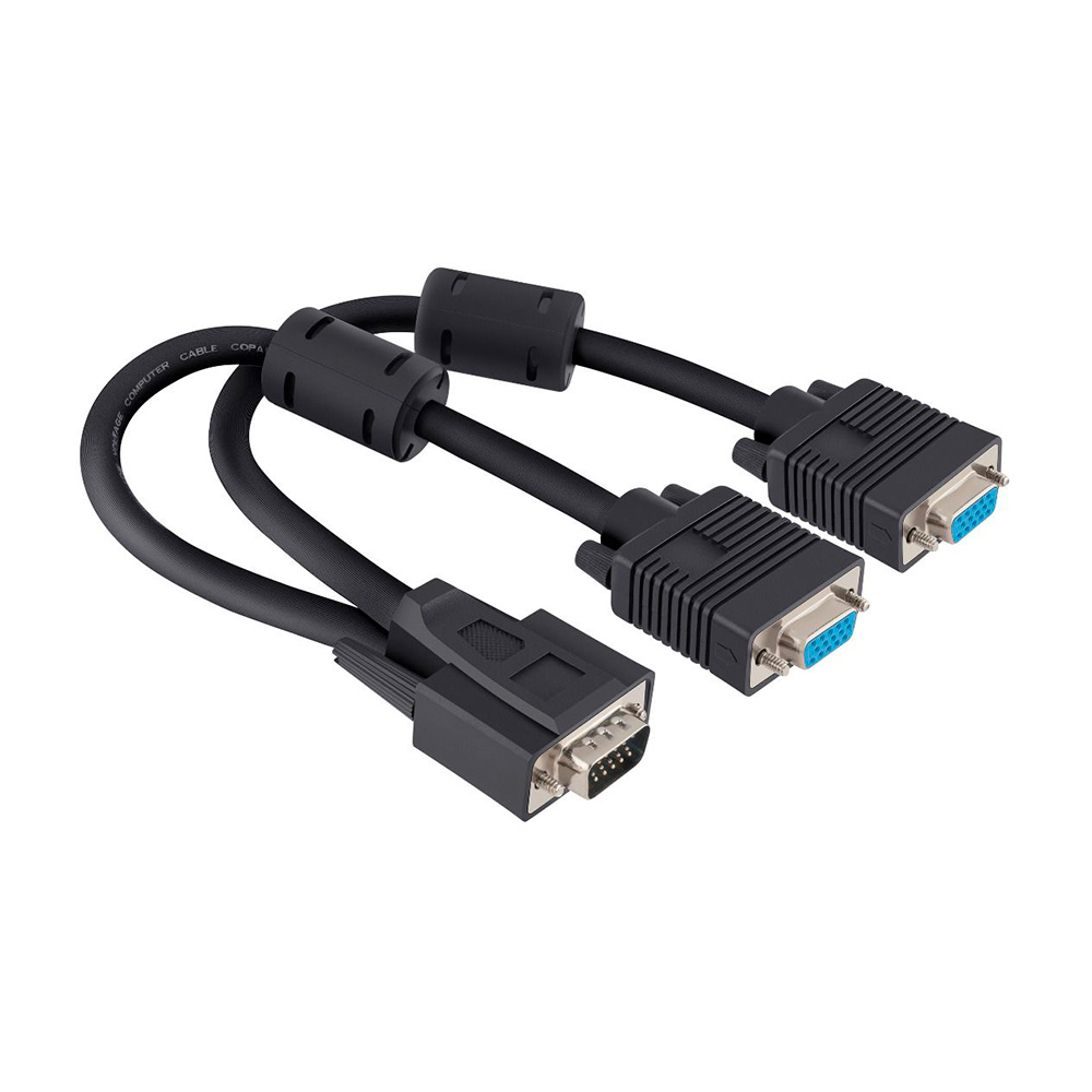 Cable Splitter VGA macho a 2 VGA Hembras Steren
