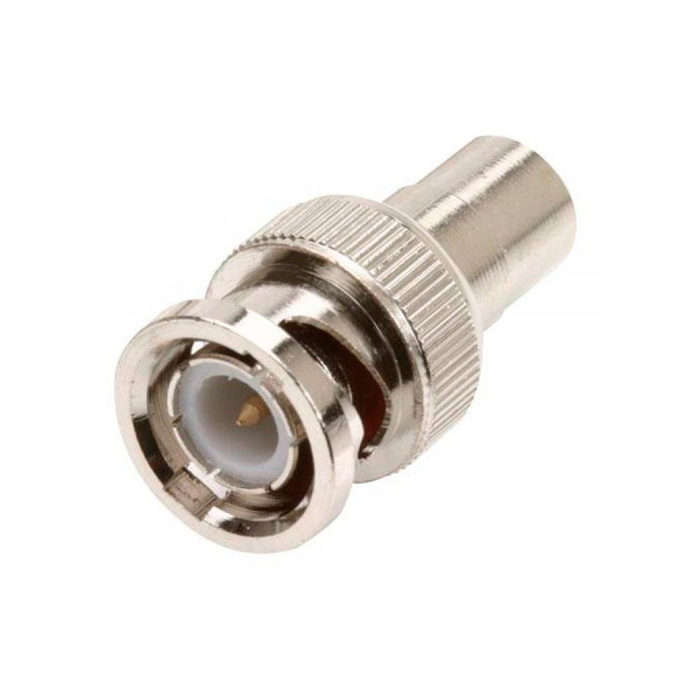 Adaptador Convertidor Steren RCA hembra a BNC macho bolsa de 25 und