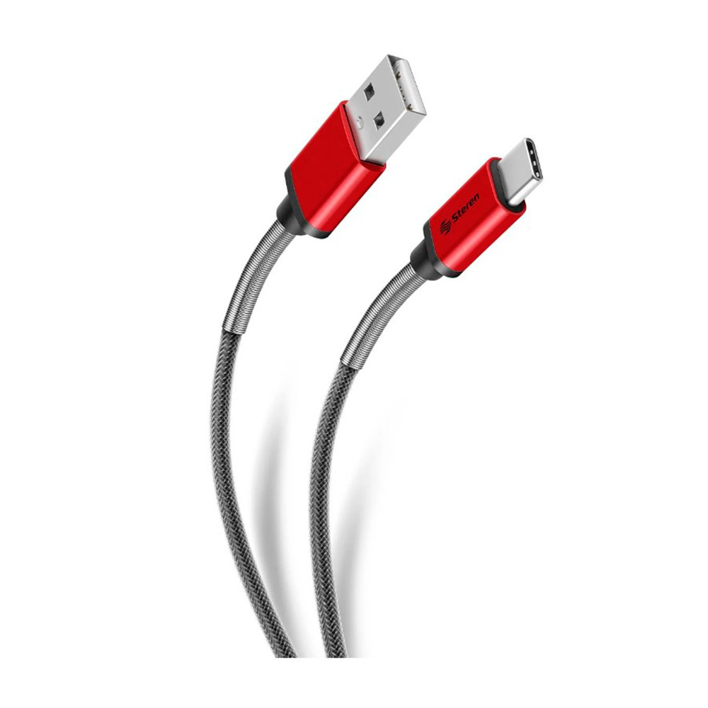 Cable USB a USB C reforzado 1.2m Steren