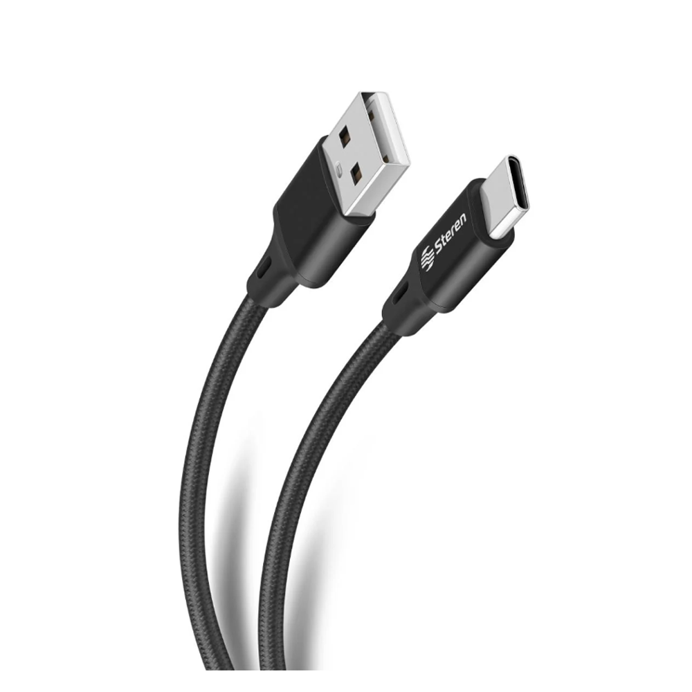 Cable USB a USB C tipo cordón de 1.9m Steren