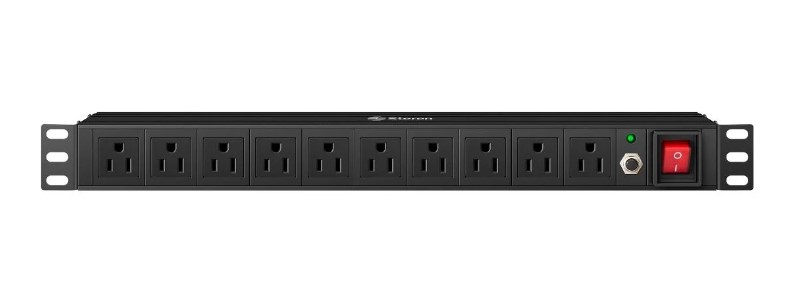 Regleta de 10 tomas 110V Steren para rack 19''