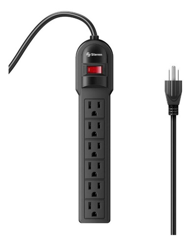 Regleta Multicontacto de 6 tomas 110V Steren