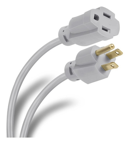 Cable de extensión eléctrica Steren 3M 1 toma para uso rudo