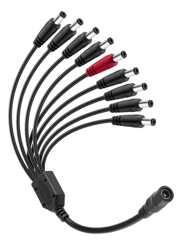 Cable Splitter Pulpo 8 Macho 1 Hembra Steren  Dc 12v cámaras y 1 DVR