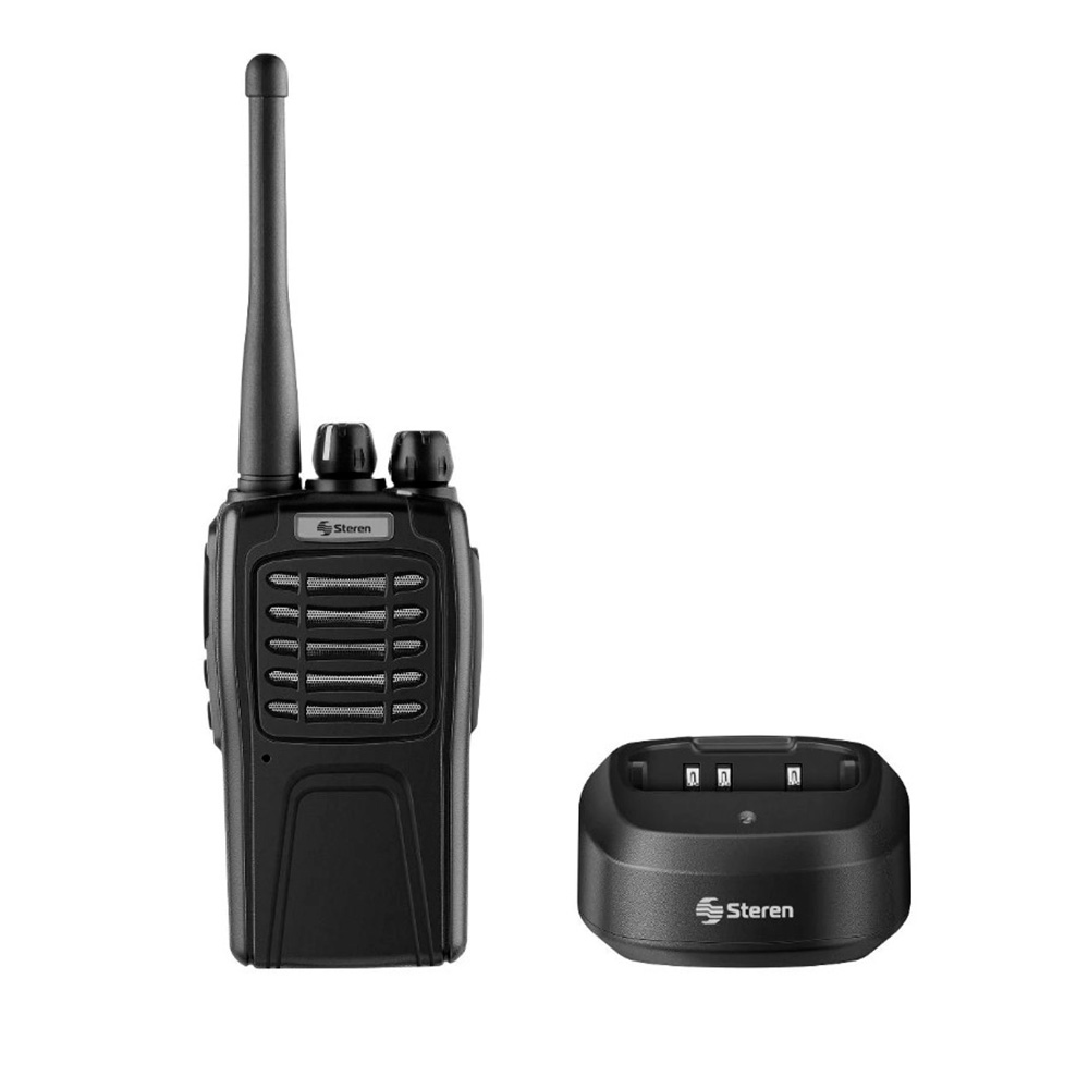 Radio Portatil Steren Walkie Talkie 16 canales Alcance 5Km UHF 400-470 MHz