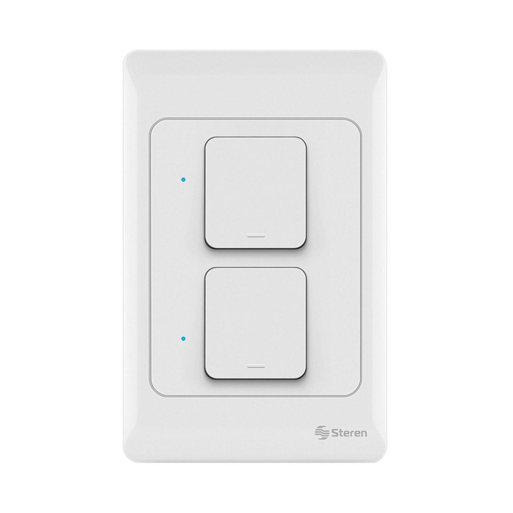 Interruptor Inteligente Wifi Steren 2 apagadores
