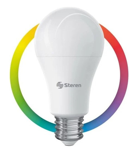 Bombillo LED inteligente RGB + W 10W Steren