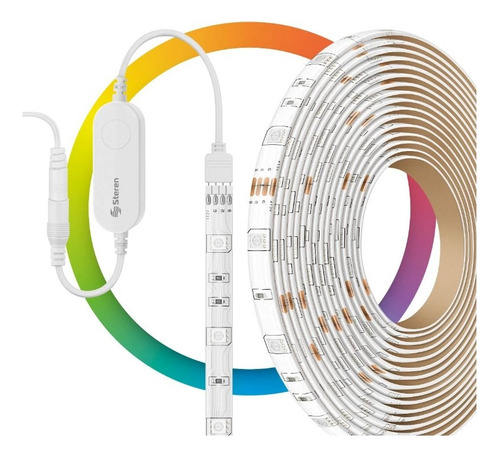 Tira LED Inteligente multicolor RGB + W 5m Steren