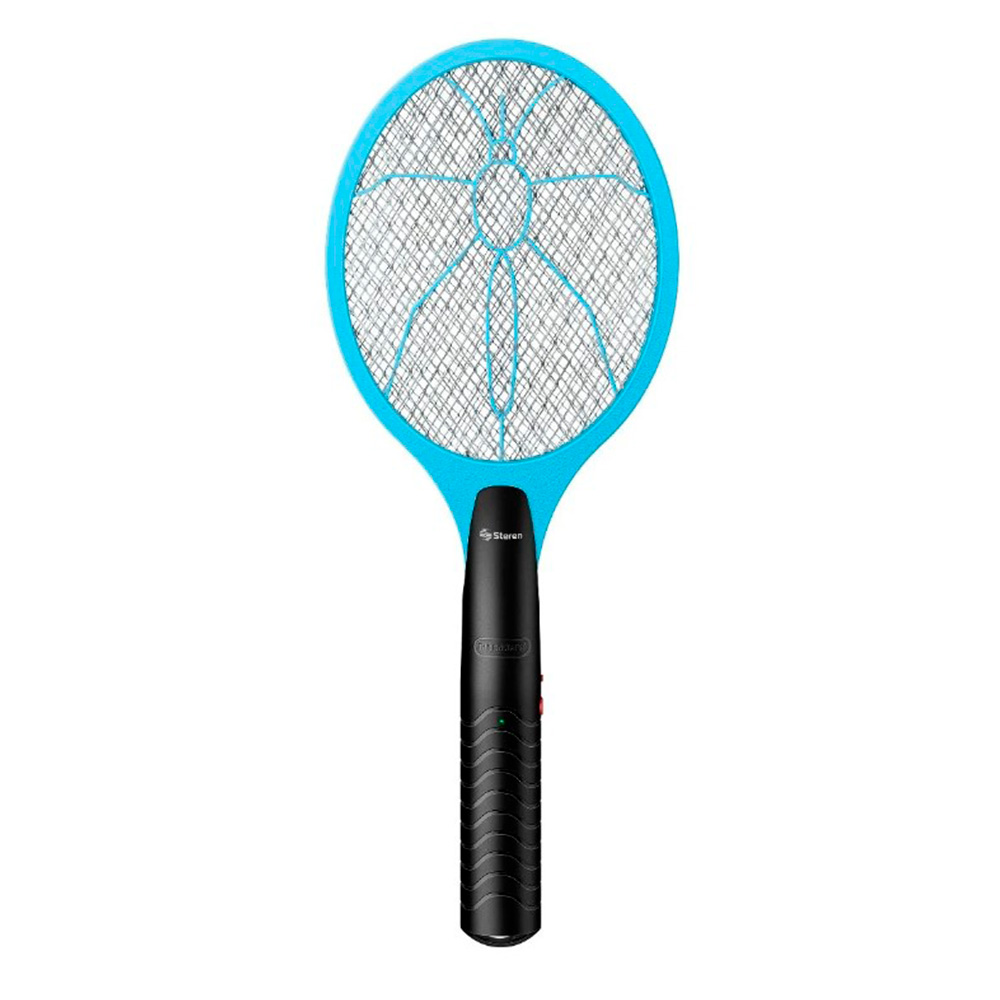 Raqueta Eléctrica Mata Zancudos Moscas Mosquitos Steren usa pilas AA