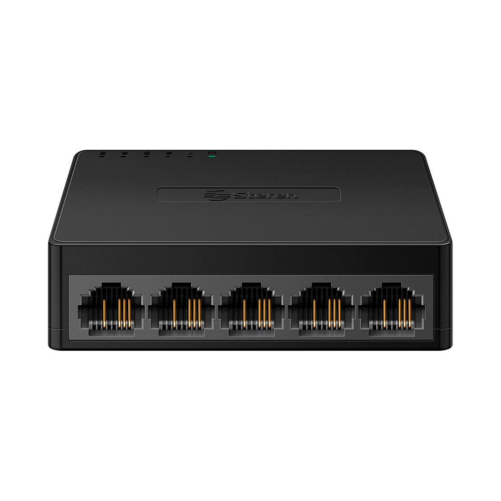 Switch 5 puertos Steren 10/100Mbps 