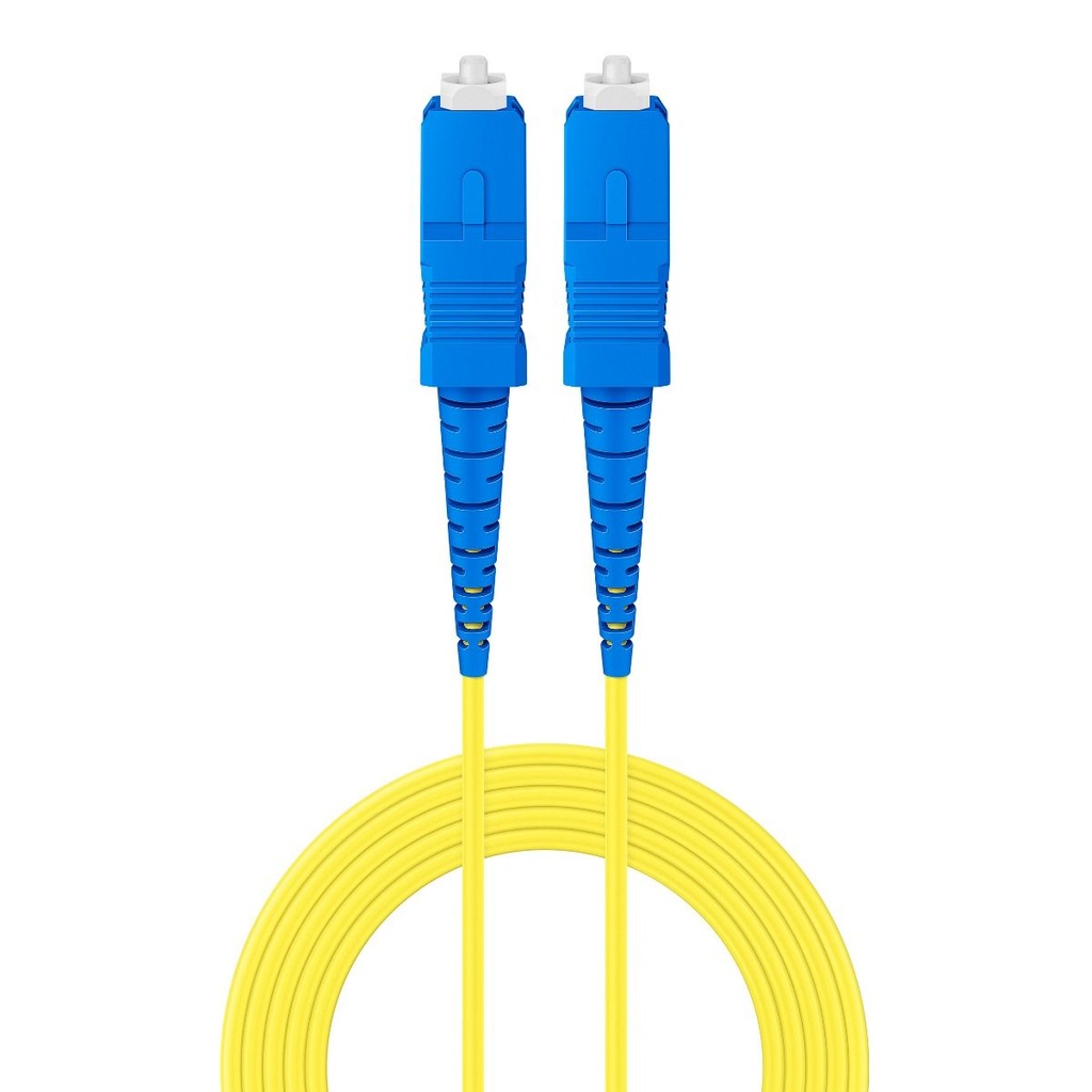 Patch Cord Jumper Cable Fibra Óptica Simplex SM OS2 Riser 2 mm SC/UPC a SC/UPC 3m Steren