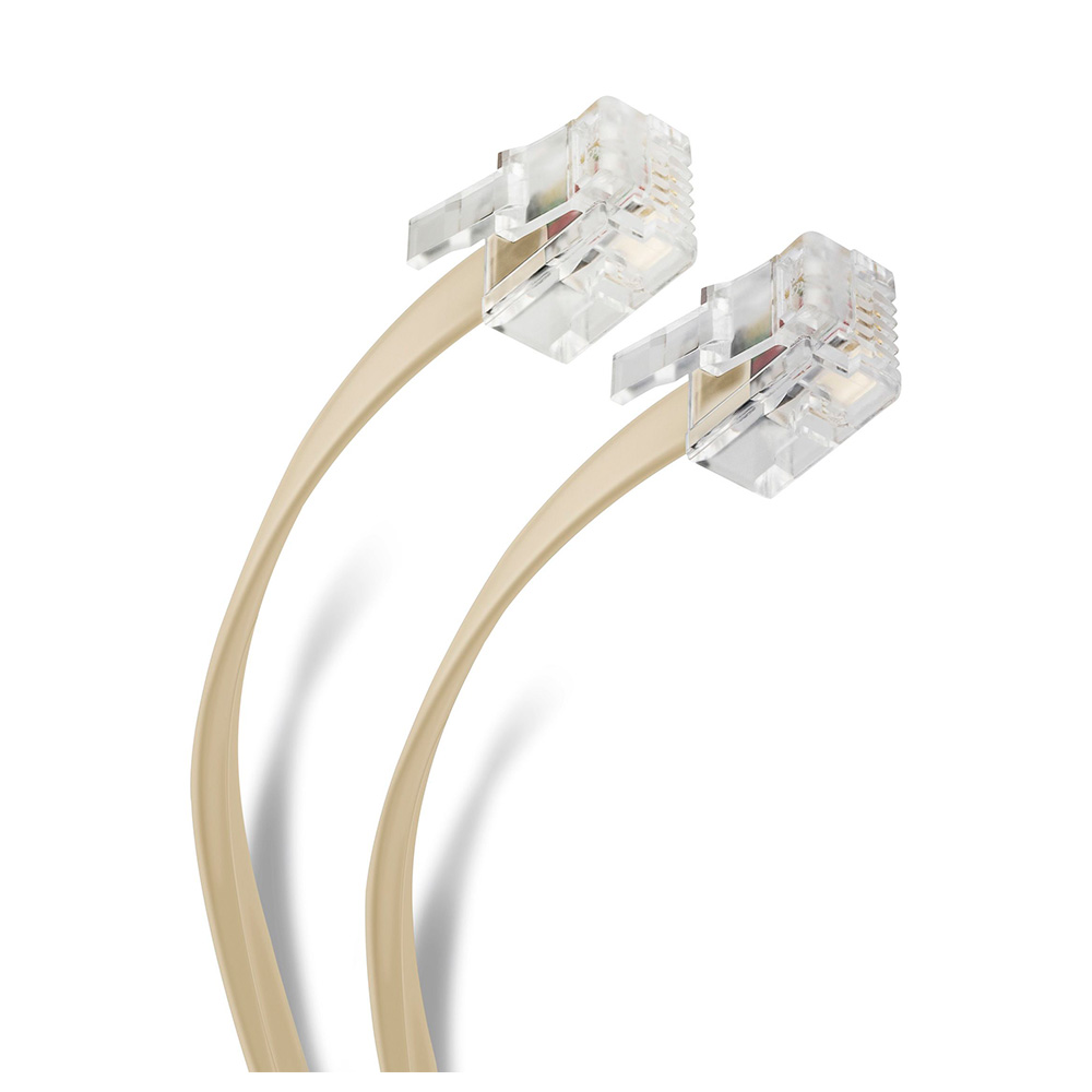 Cable de teléfono RJ11 2.1m Steren