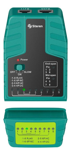 Probador de cables RJ45 RJ11 PoE Steren