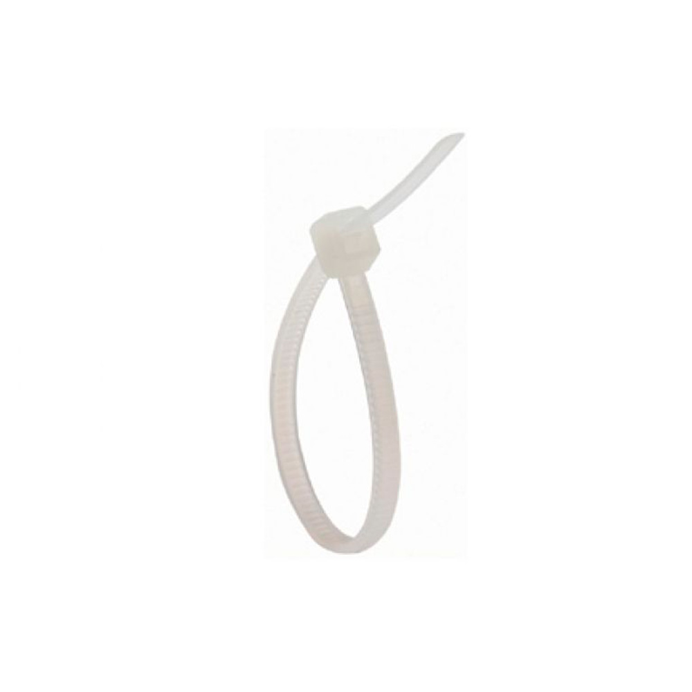 Tirrap Tirraje Amarre Plástico 10cm bolsa 100und blanco Steren