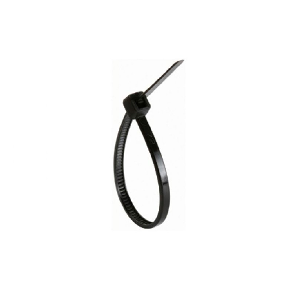 Tirrap Tirraje Amarre Plástico 15cm bolsa 100und negro Steren