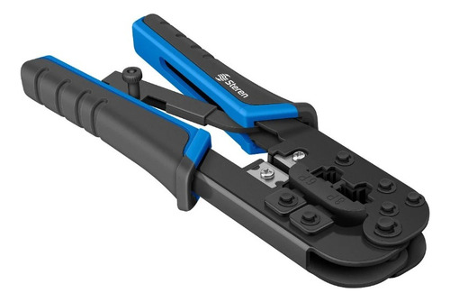 Crimpeadora Ponchadora RJ12 RJ45 Steren incluye navaja de corte