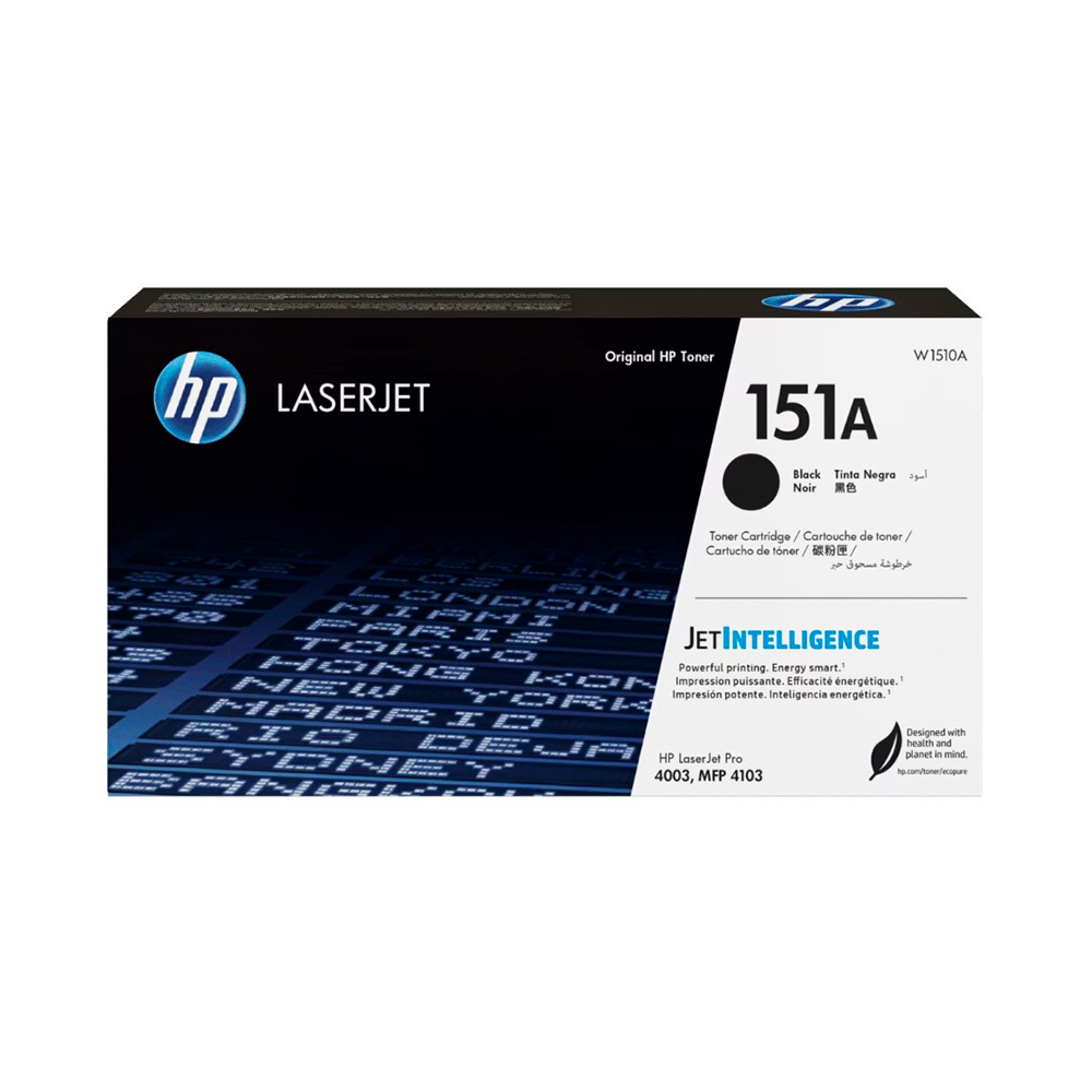 Cartucho de Toner HP W1510A serie 151A Negro