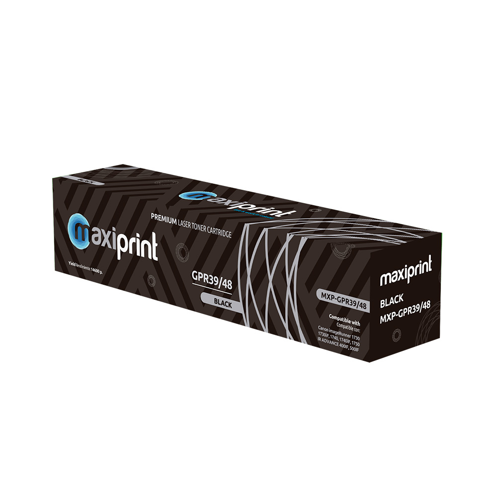 Cartucho de Toner Maxiprint Compatible con Canon GPR 39-GPR 48 negro