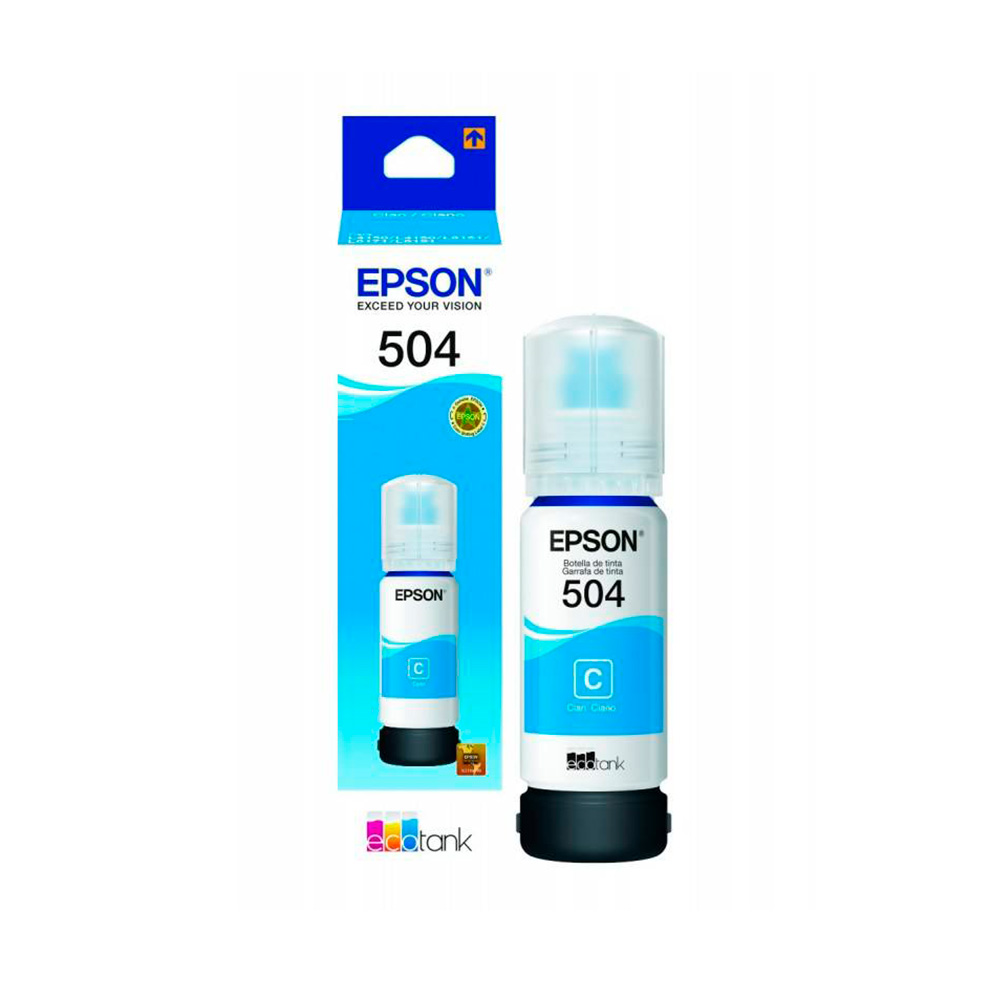Botella de Tinta Cian Epson T504 T504220-AL