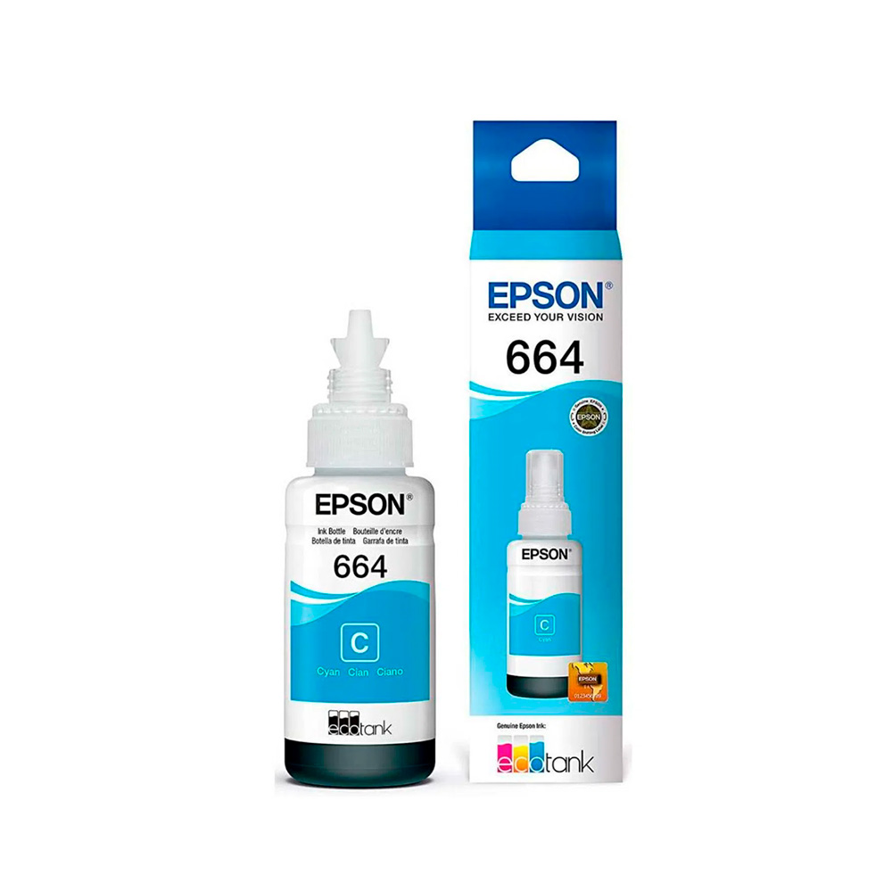 Botella de Tinta Cian Epson T664 T664220-AL