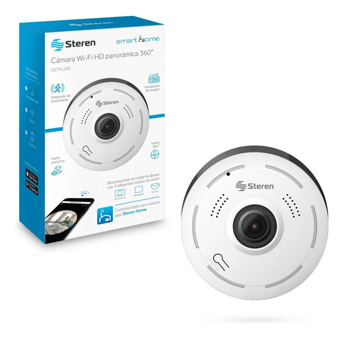 Camara WIFI HD 360 Steren Full HD 1080p