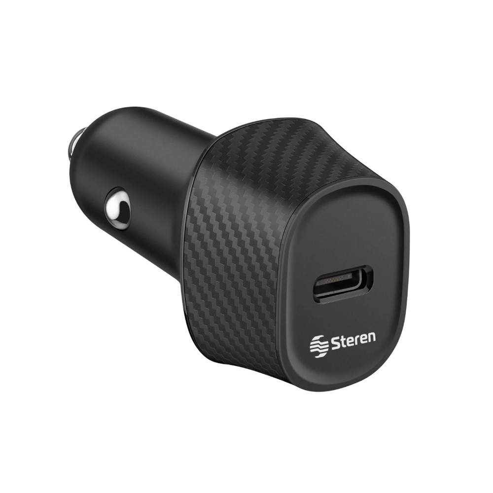 Cargador de carro USB Steren Carga Rápida 20W