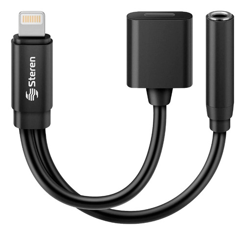 Cable adaptador Lightning para audio 3,5 mm Steren