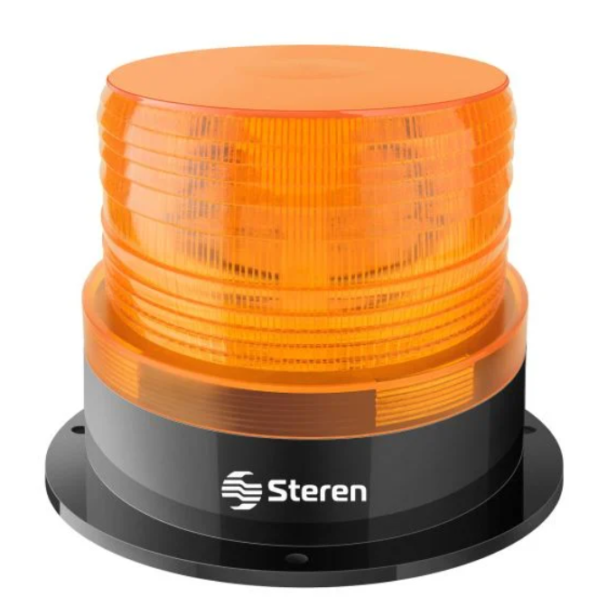 Luz led estroboscópíca Steren ambar para alarmas 12V
