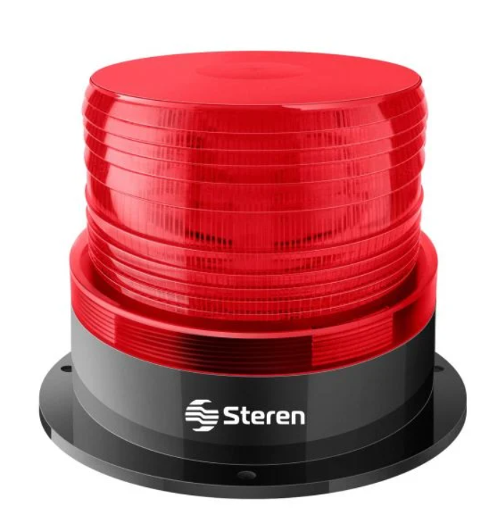 Luz led estroboscópíca Steren roja para alarmas 12V