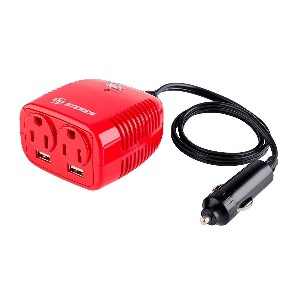Inversor Convertidor de Corriente Steren 12V a 110V 150W
