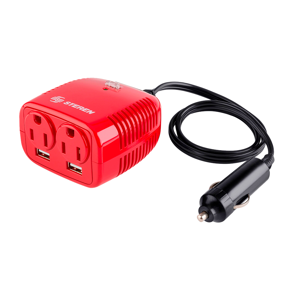 Inversor Convertidor de Corriente Steren 12V a 110V 150W