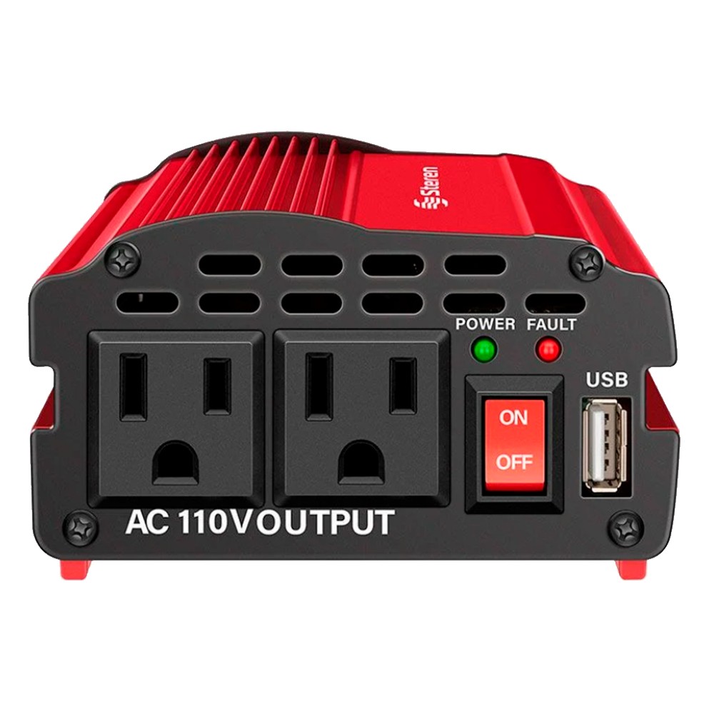 Inversor Convertidor de Corriente Steren 12V a 110V 400W