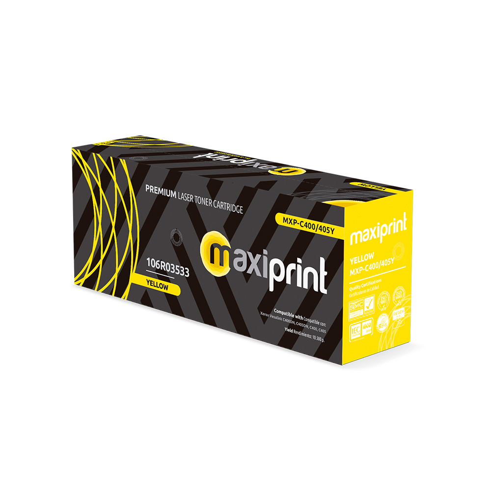 Cartucho de Toner Maxiprint Compatible con Xerox 106R03525 C400/C405 amarillo