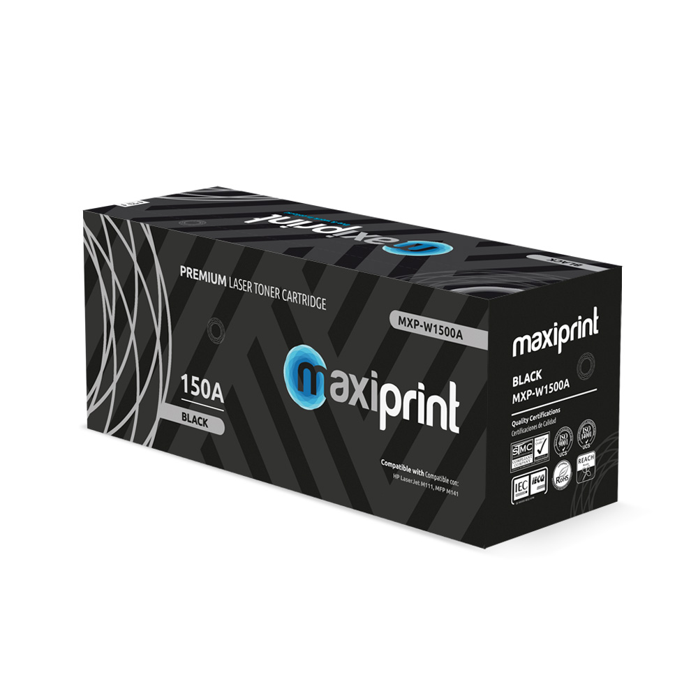 Cartucho de Toner Maxiprint Compatible con HP W1500A 150A negro