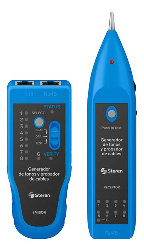 Generador de Tonos Y Probador de Cables de red/ telefonico Steren