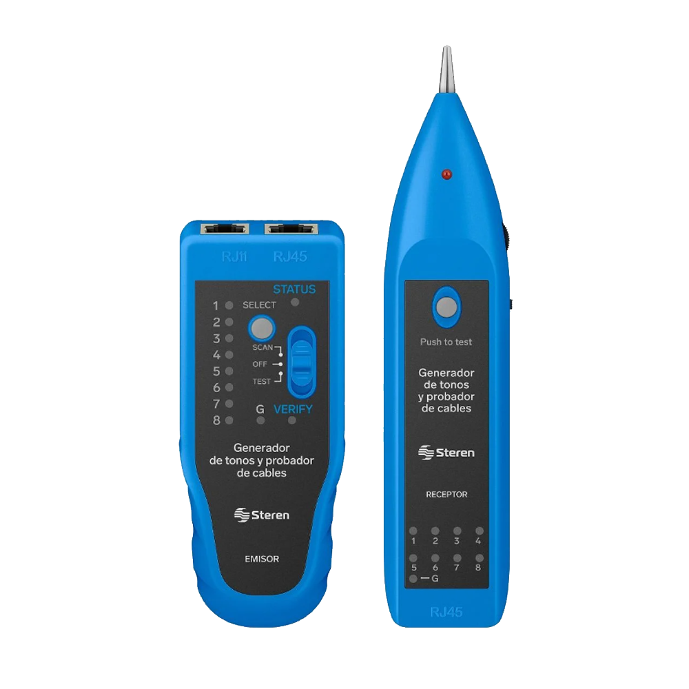 Generador de Tonos Y Probador de Cables de red/ telefonico Steren