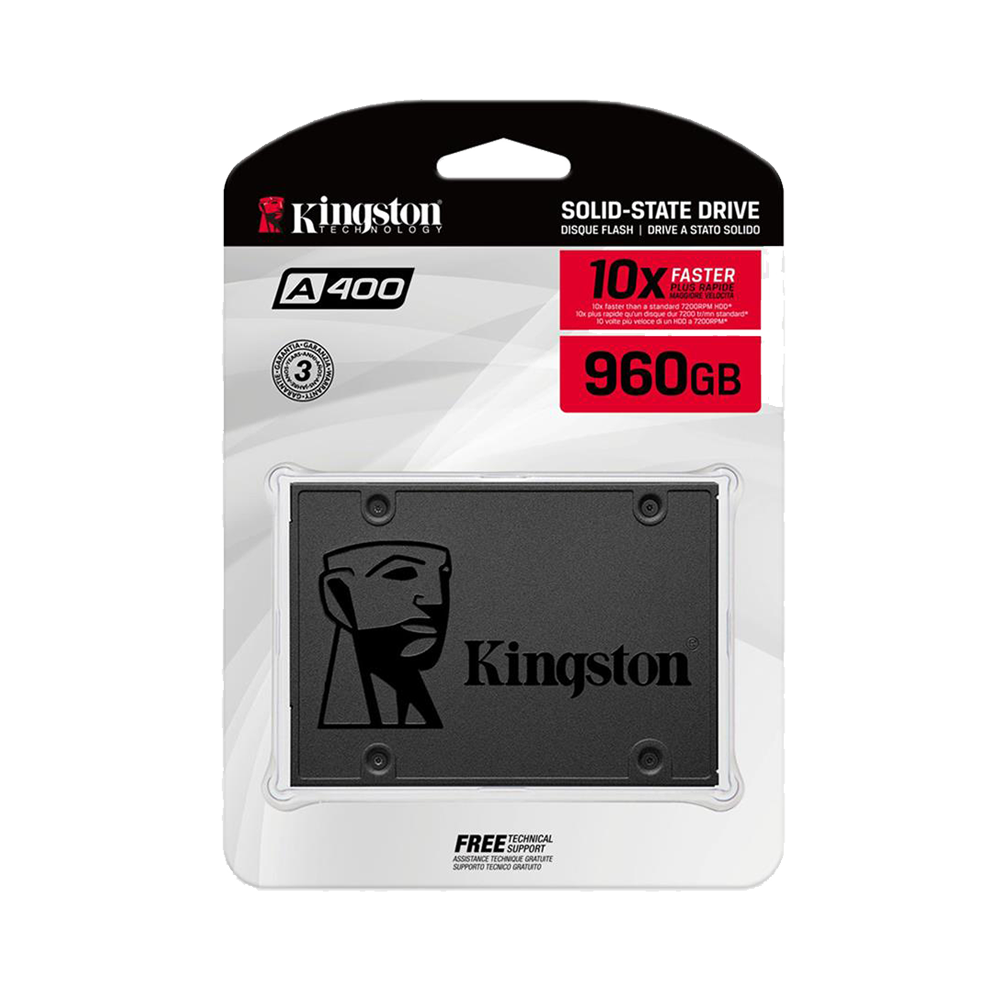 Disco Duro Sólido SSDNow A400 Kingston 960GB SATA III 2.5in