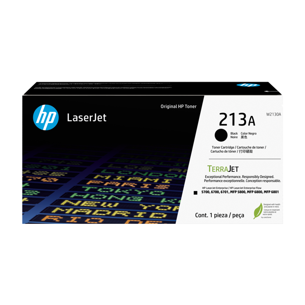 Cartucho de Toner HP W2130A serie 213A Negro