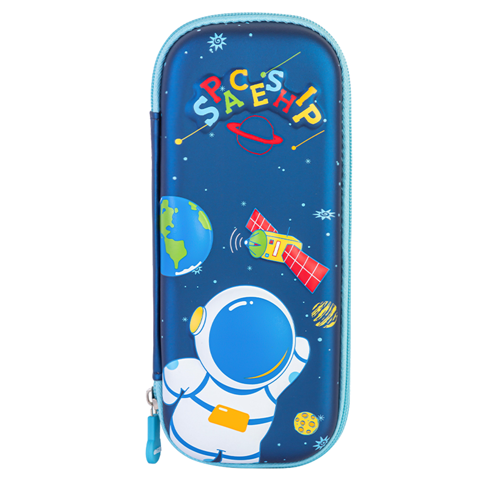 Cartuchera 3D Deli Astronauta Azul 227x100x42mm *UMV-1und*