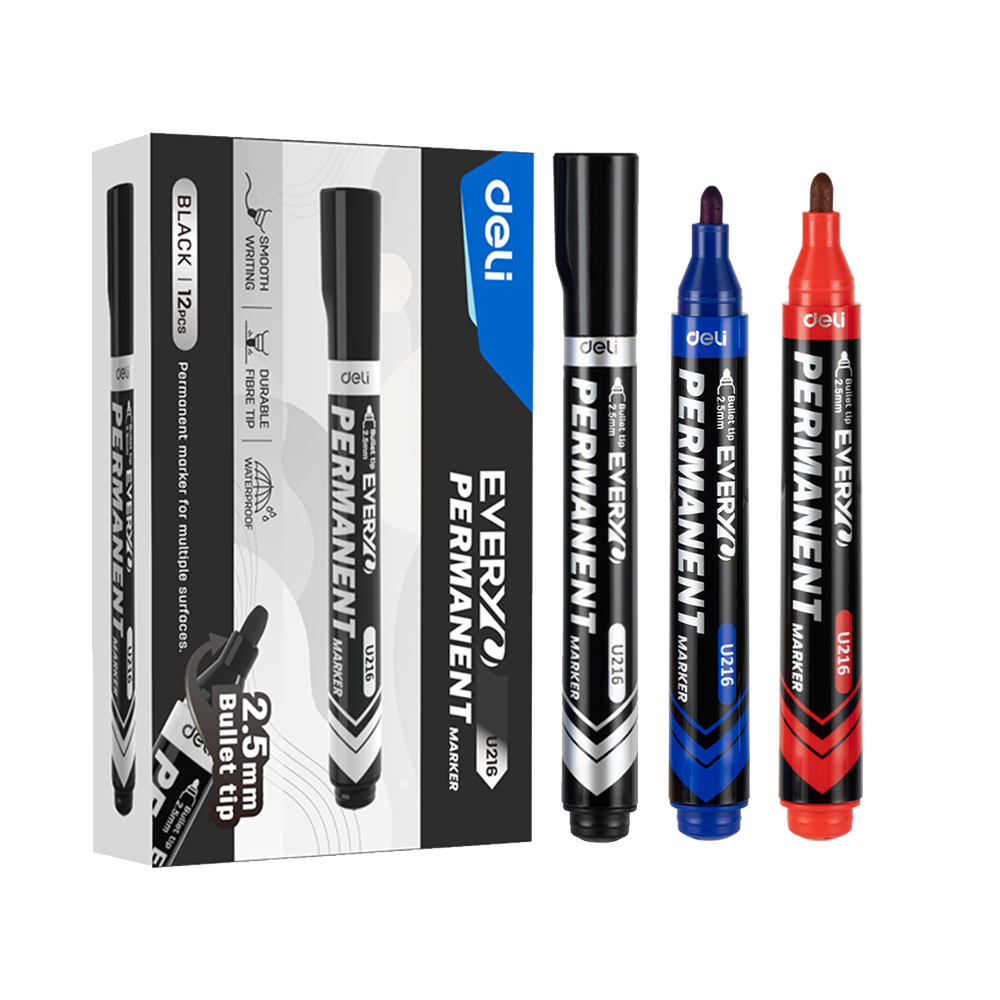 Marcador Permanente Azul p/redonda Everyu-Deli *UMV-1 caja de 12und*