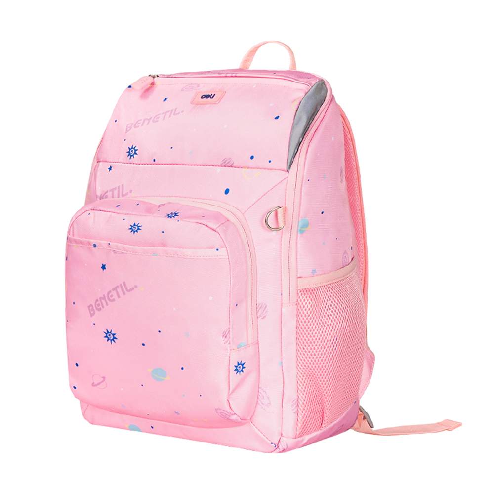 Bolso Morral Escolar planetas rosado Deli BB167 *UMV-1 und*