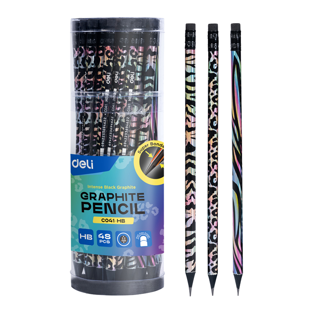 Lápiz de Grafito HB Tornasol Deli Tubo 48 und *UMV-1*