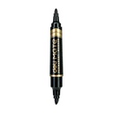 Marcador Permanente Negro p/biselada & p/redonda Mate-Deli *UMV-1 caja de 10und*