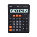 Calculadora 12 dígitos con memoria dual negro Deli *UMV-1und*