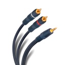 Cable de audio Steren plug 3.5 mm a 2 plug RCA de 3.6 m