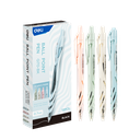 Bolígrafo negro retráctil c/grip Deli pasteles surt *UMV-1 caja de 12und*