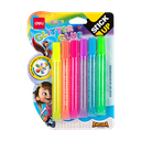 Pega de Barrita escarchada Deli Blister12ml x 6 colores *UMV-1 blister*
