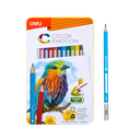 Colores Color Emotion Deli Estuche Metálico 12 colores *UMV- 1 estuche*