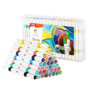 Marcadores Acrílicos Color Emotion Doble Punta 36 Colores *UMV 1 Estuche*