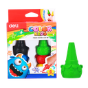 Creyones de Cera para Dedo ColorKids Deli Caja 6 colores *UMV-Inner de 24 cajas*